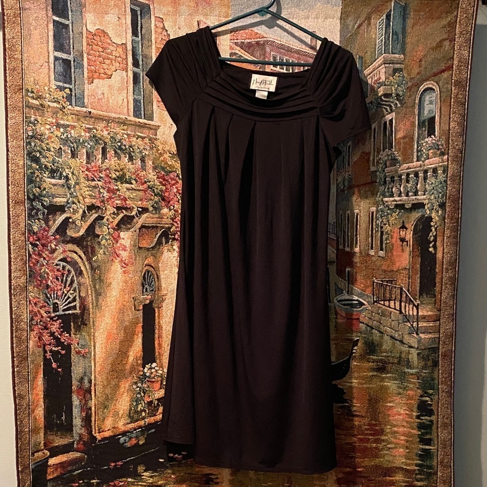 MaryMcFadden Black Midi Dress